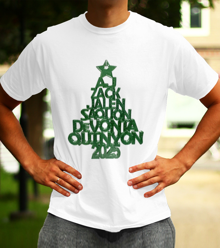 Philadelphia Eagles Christmas Star Jalen DeVonta 2025 T-Shirt