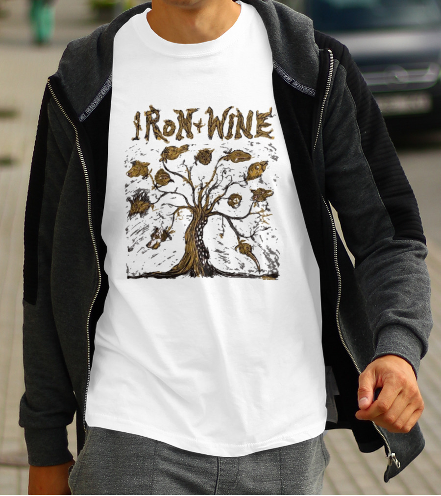 Iron And Wine Tree Branches And Birds T-Shirt