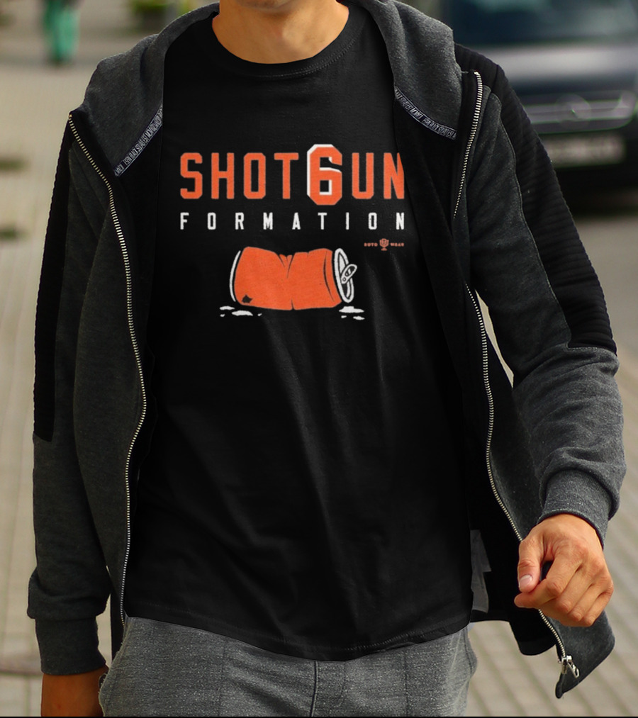 SHOTGUN FORMATION 6 CLEVELAND BROWNS T-Shirt