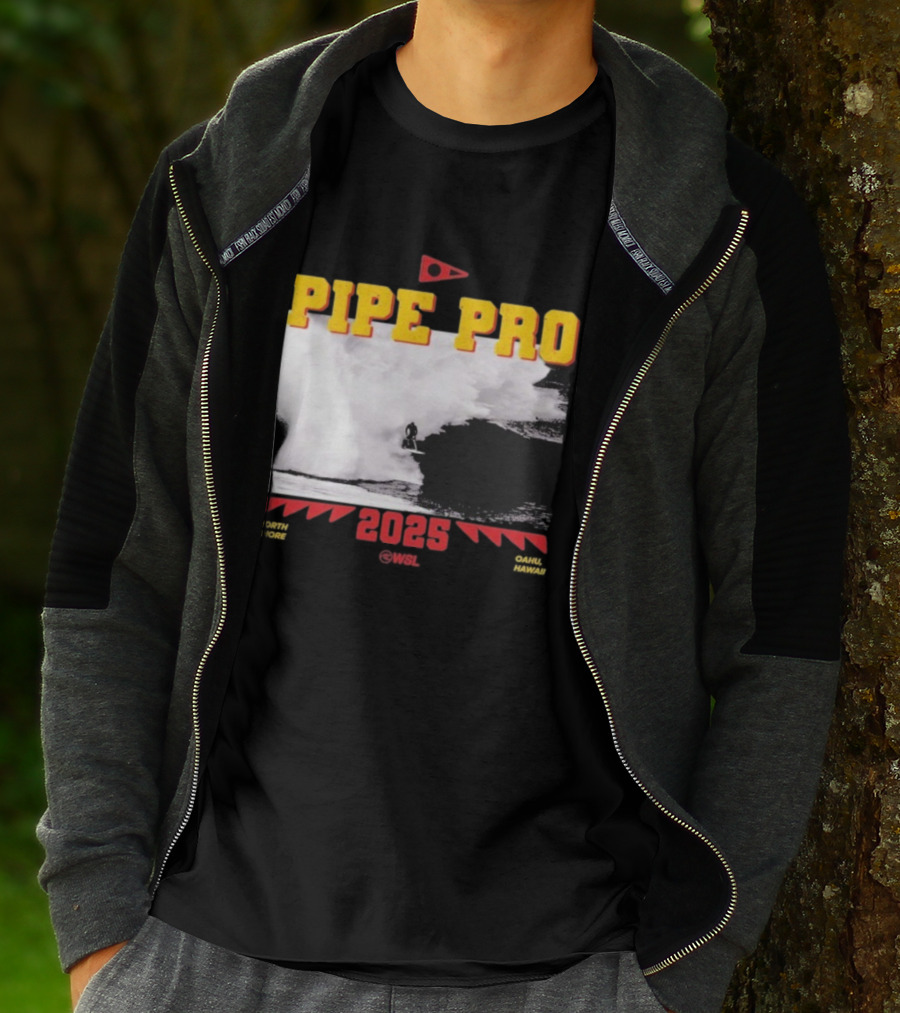 Florence Marine X Pipe Pro 2025 North Shore Oahu Hawaii WSL T-Shirt