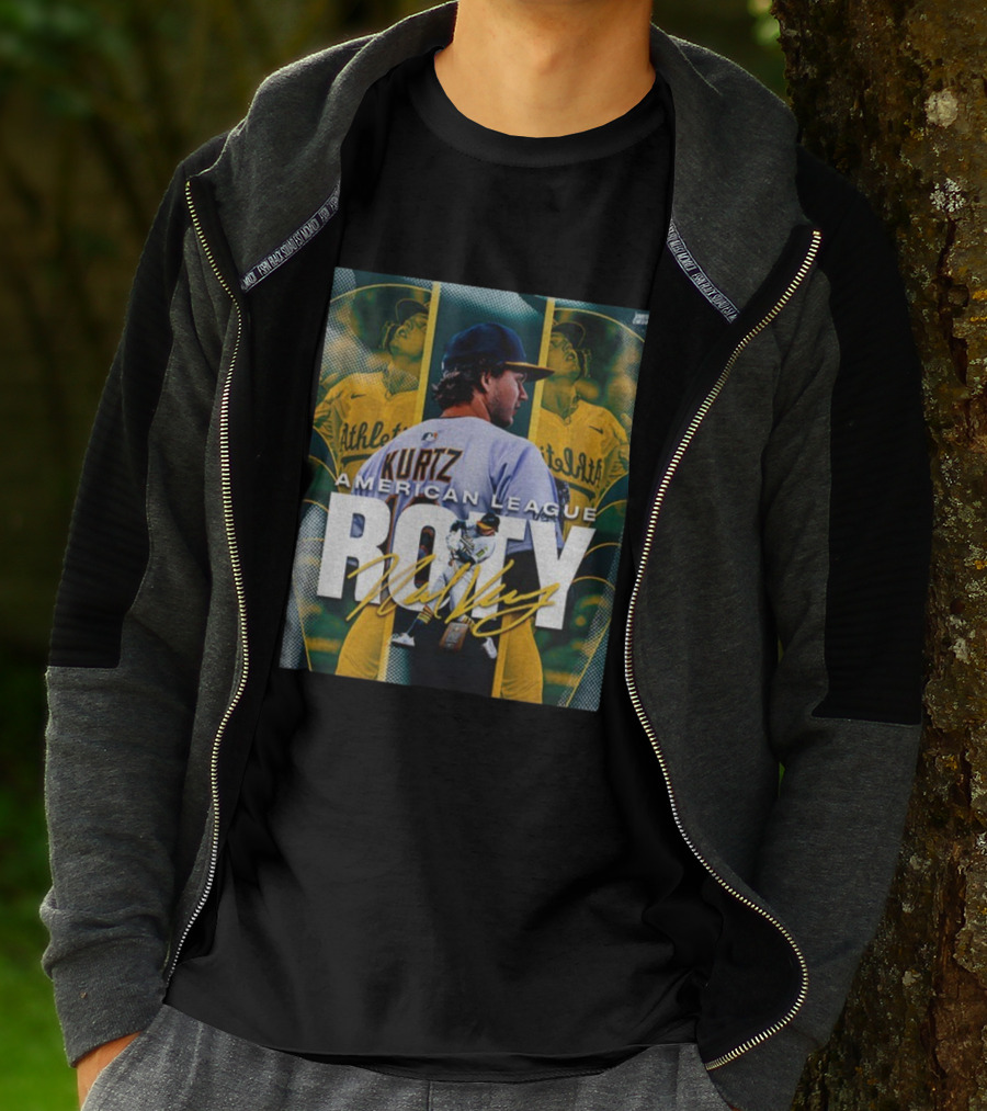 Kurtz American League ROTY Athletics Signature T-Shirt