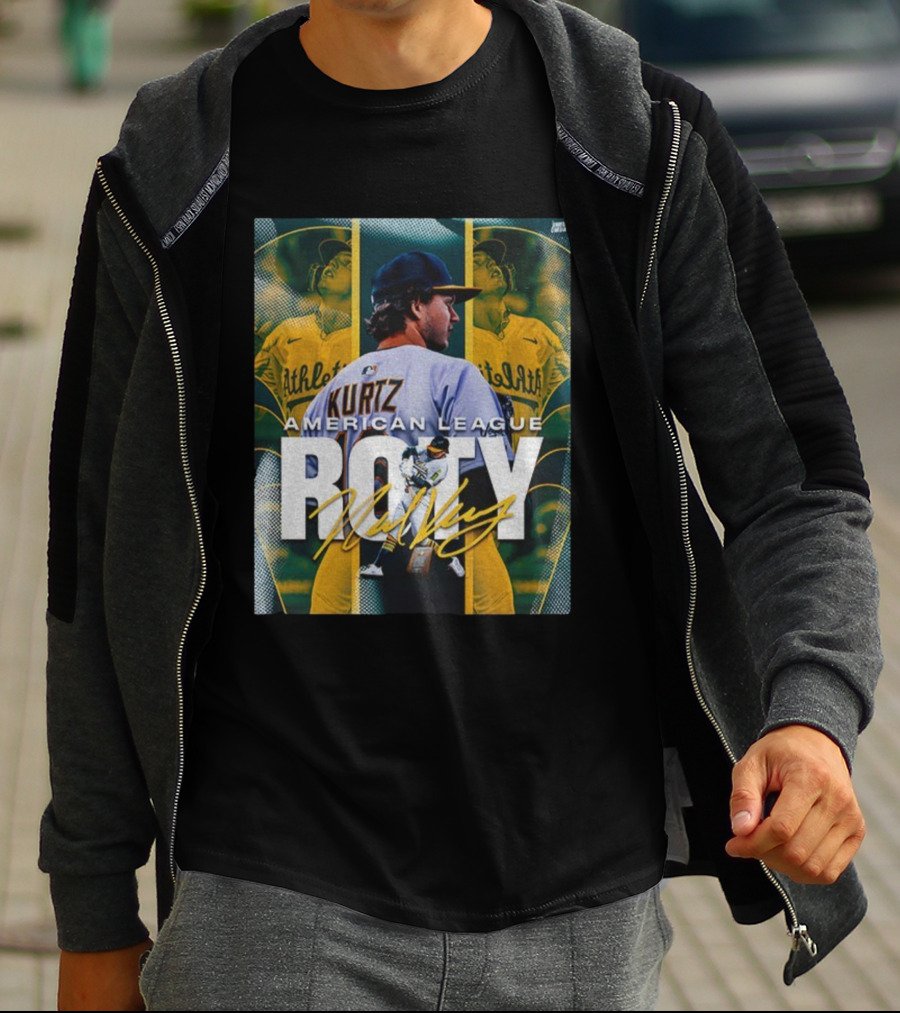Kurtz American League ROTY Athletics Signature T-Shirt