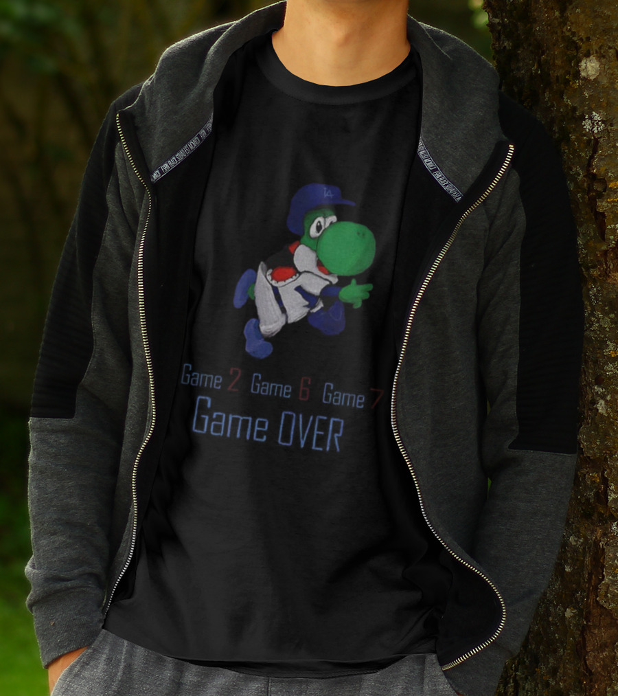 Yoshi Game Over Game 2 Game 6 Game 7 Los Angeles Dodgers MLB 2025 T-Shirt