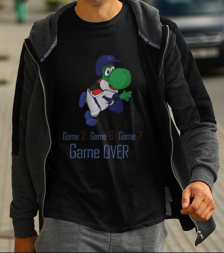 Yoshi Game Over Game 2 Game 6 Game 7 Los Angeles Dodgers MLB 2025 T-Shirt