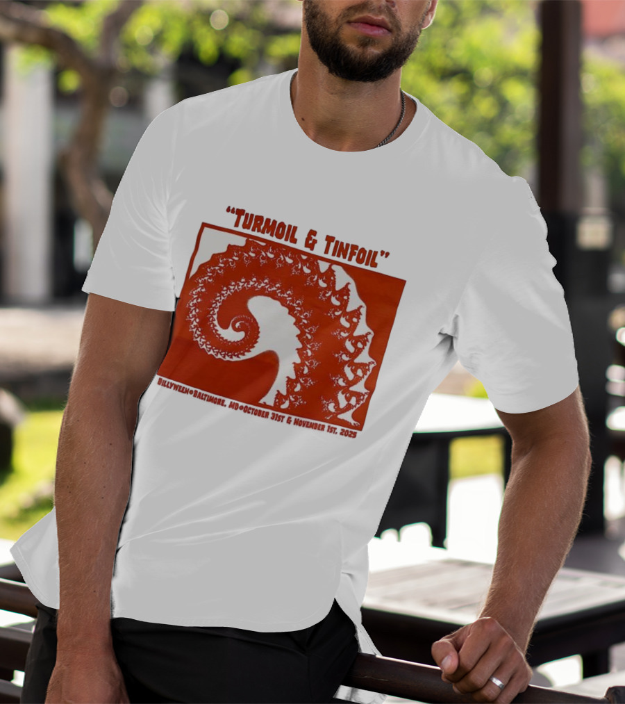 Turmoil And Tinfoil Intricate Spiral Pattern Billyween Baltimore T-Shirt