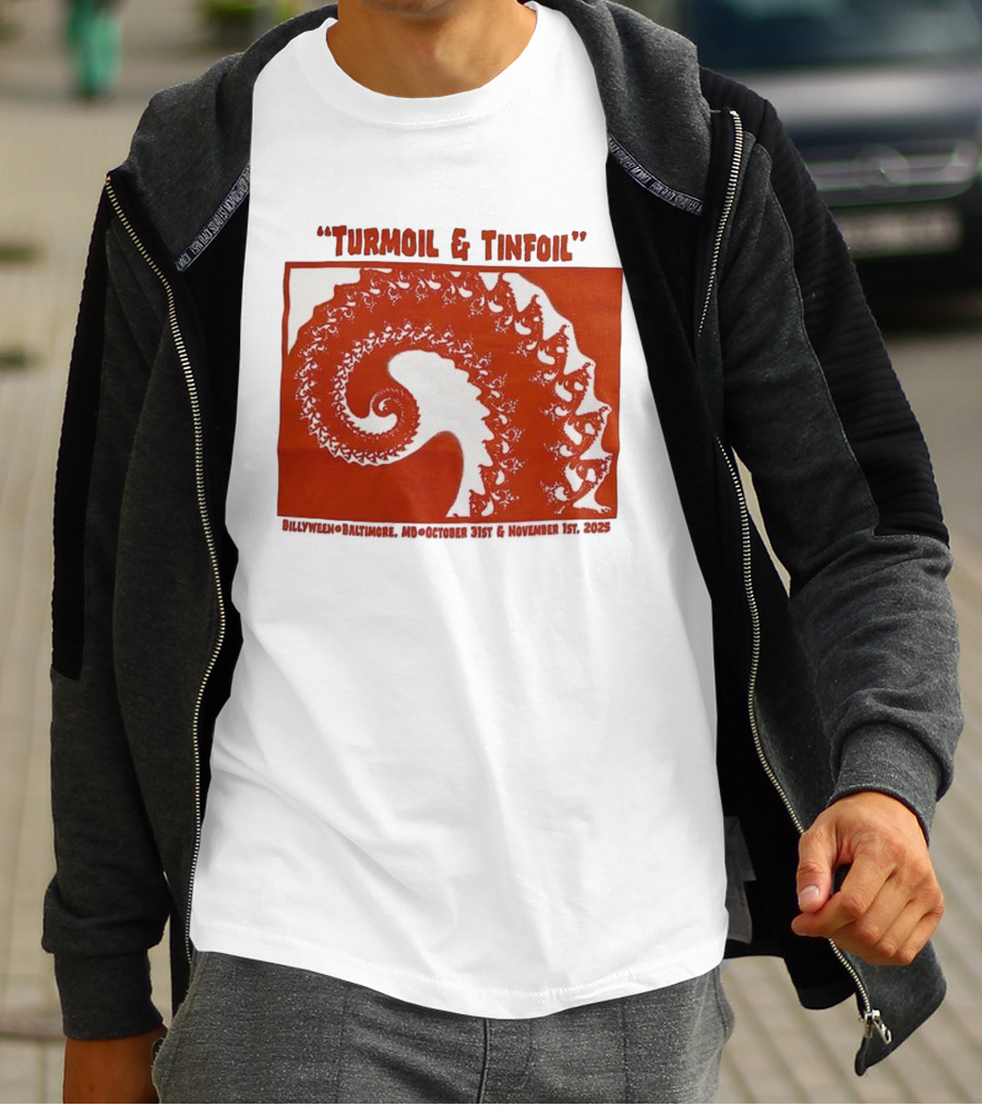 Turmoil And Tinfoil Intricate Spiral Pattern Billyween Baltimore T-Shirt
