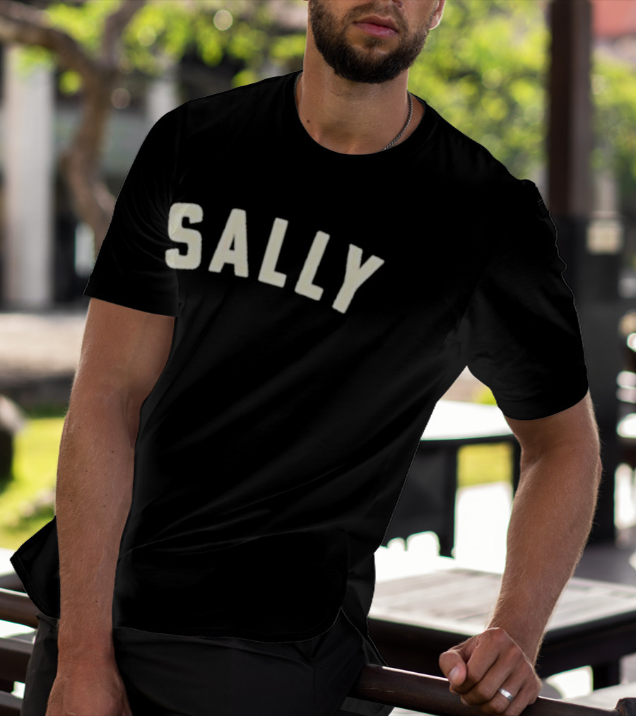 Role Model Sally Felt Applique Lettering T-Shirt