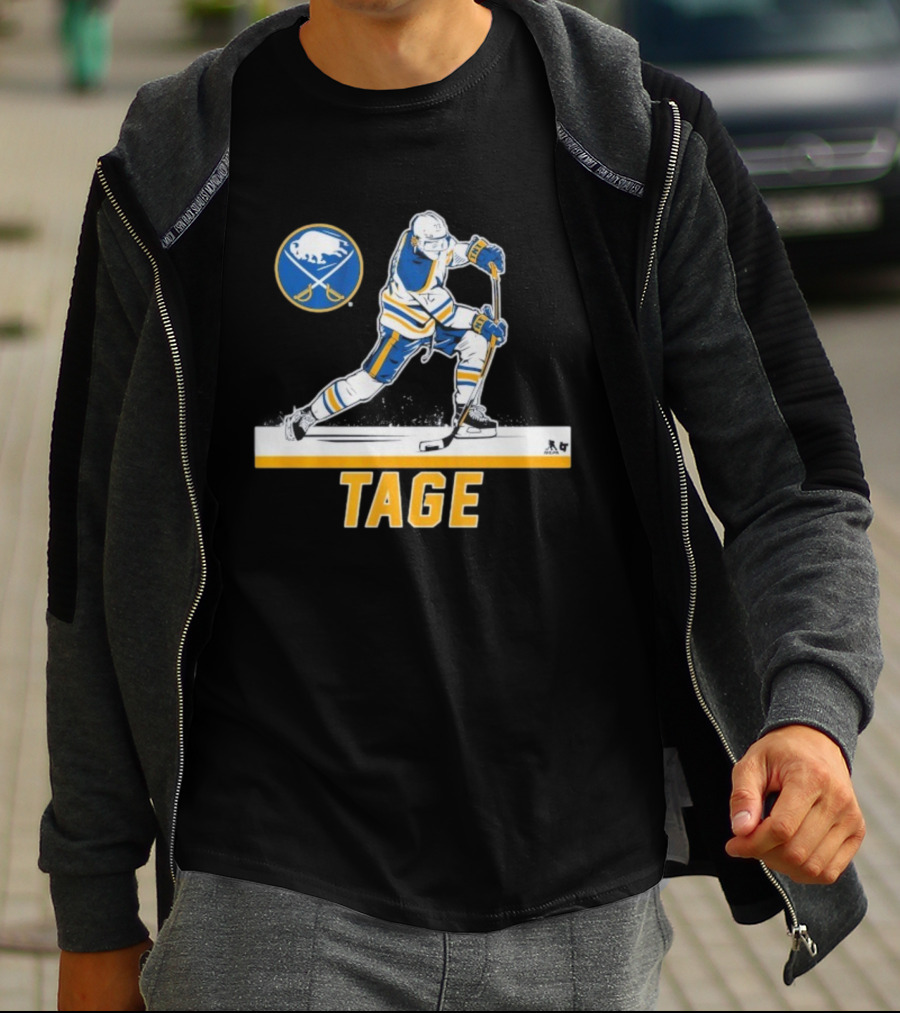 Tage Thompson Buffalo Sabres Hockey Action Art T-Shirt