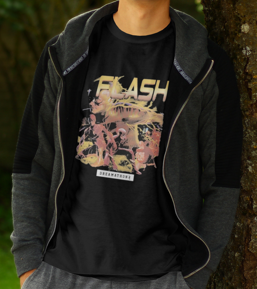 Flash Dreamathon Comic Heroes Lightning Collaboration T-Shirt