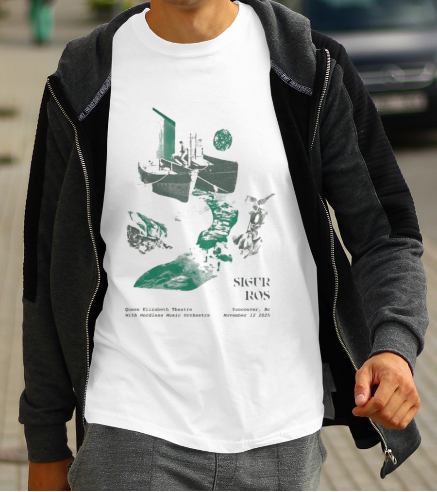 Sigur Ros 11 12 2025 Vancouver BC Queen Elizabeth Theatre Event T-Shirt