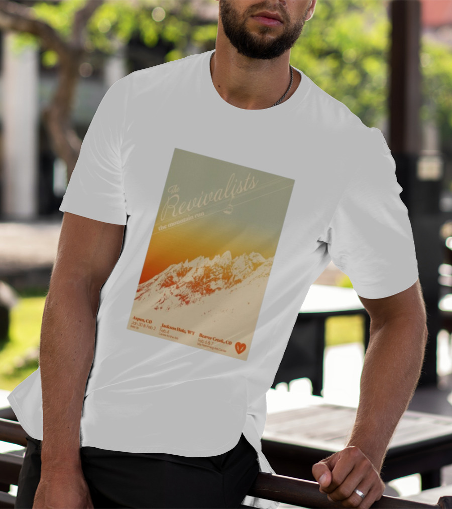 The Revivalists The Mountain Run Aspen Jackson Hole Beaver Creek 2026 T-Shirt