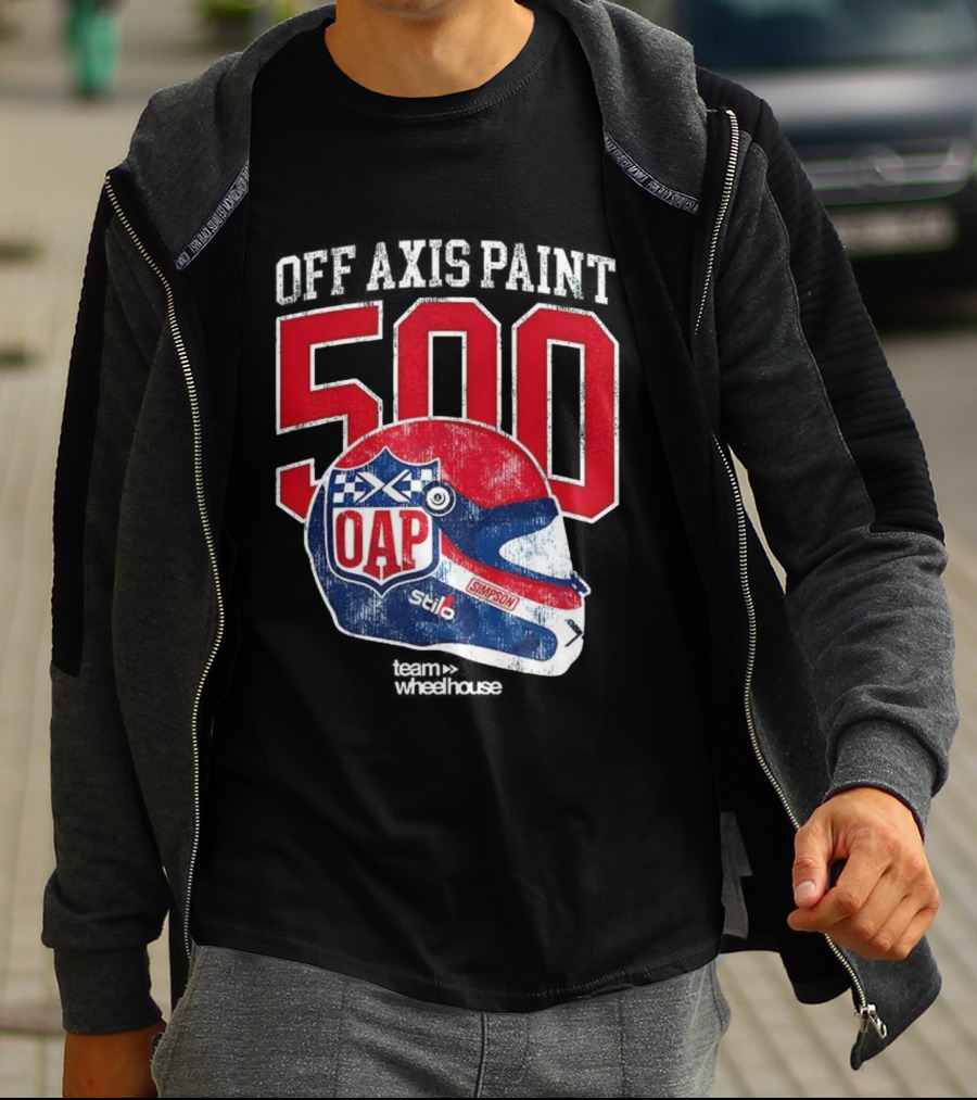 Off Axis Paint 500 OAP Helmet Stilo Simpson Racing T-Shirt