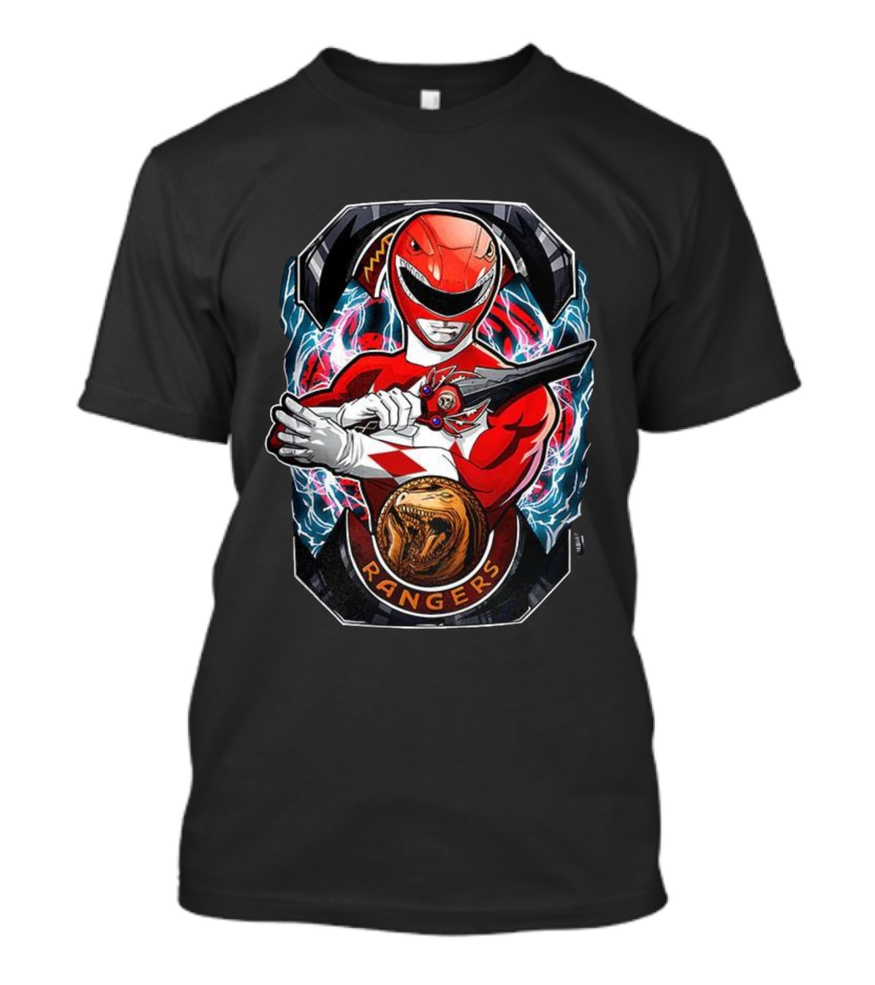 Mighty Morphin Power Rangers Red Ranger Tyrannosaurus Morphin’ Time T-Shirt