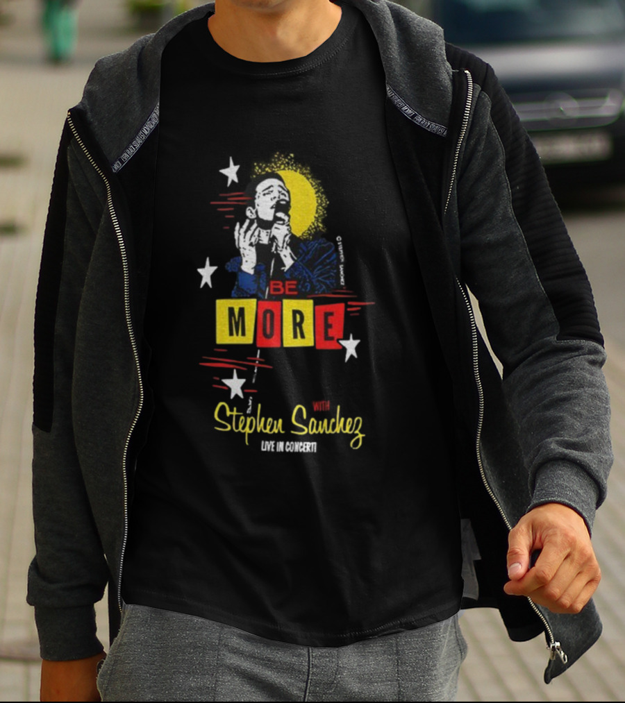 Stephen Sanchez Be More Live Concert Stars And Moon T-Shirt