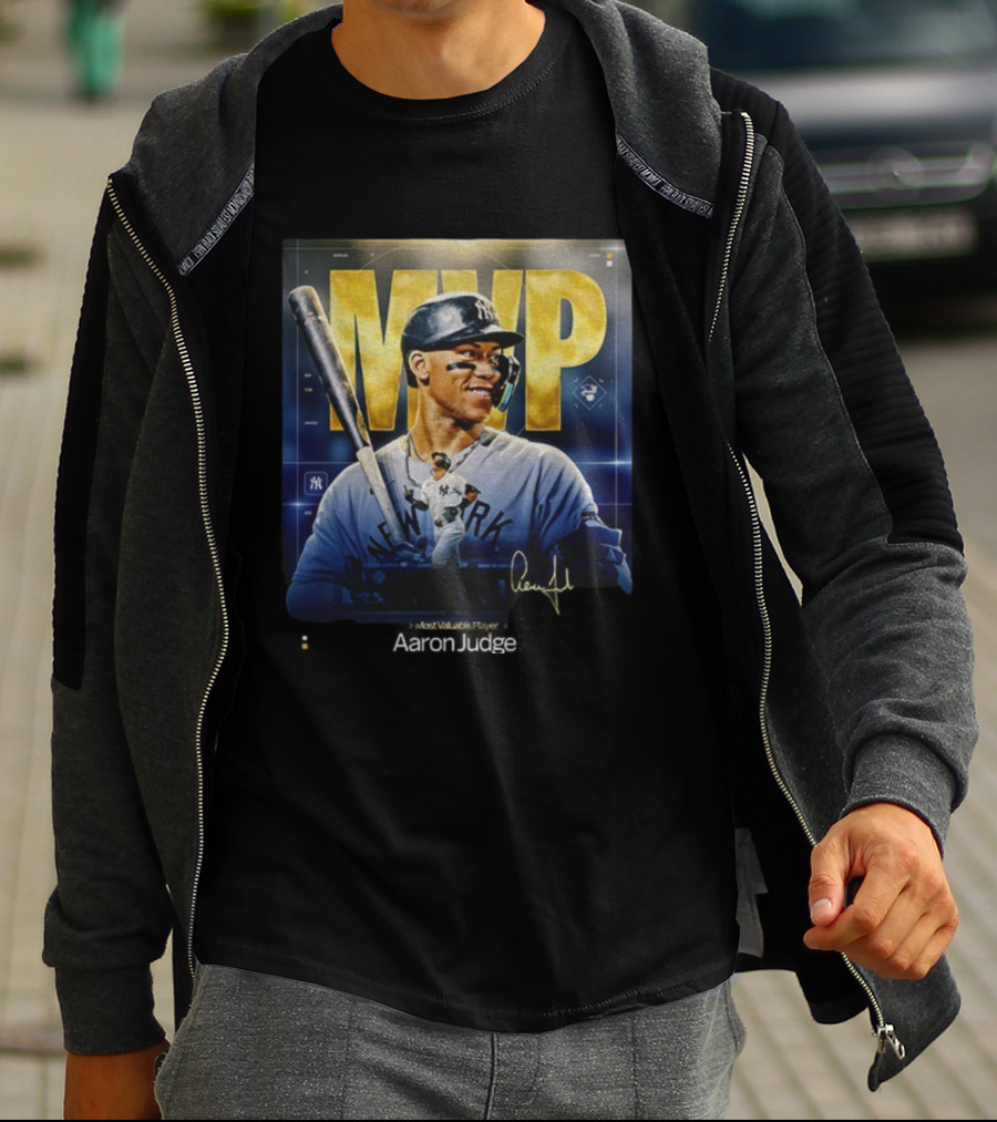 Aaron Judge New York Yankees MVP 2025 Most Valuable Player American League Signature T-Shirt