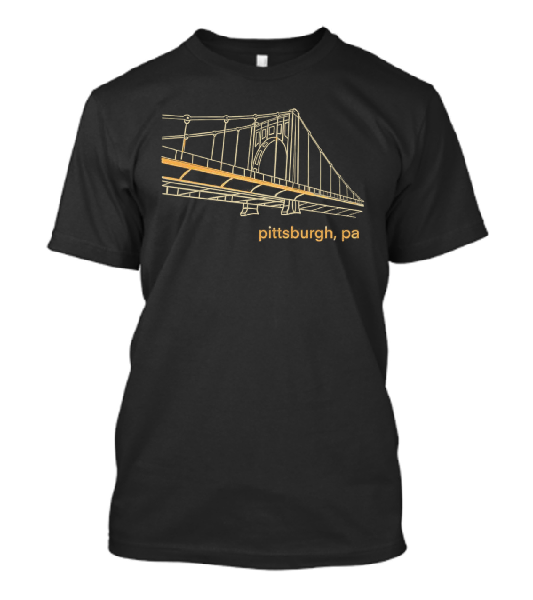 Champion Clemente Bridge Pittsburgh Iconic Architecture T-Shirt