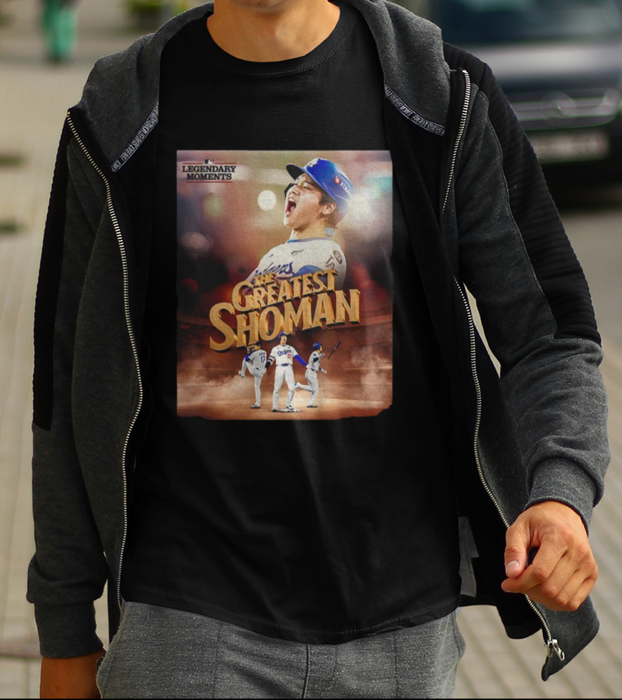 Legendary Moments Shohei Ohtani Los Angeles Dodgers The Greatest Shoman MLB T-Shirt