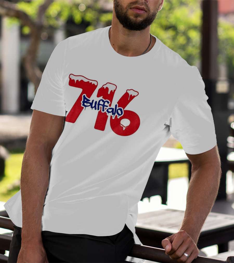 Buffalo 716 NFL Football Snow Christmas 2025 Bills Cold T-Shirt