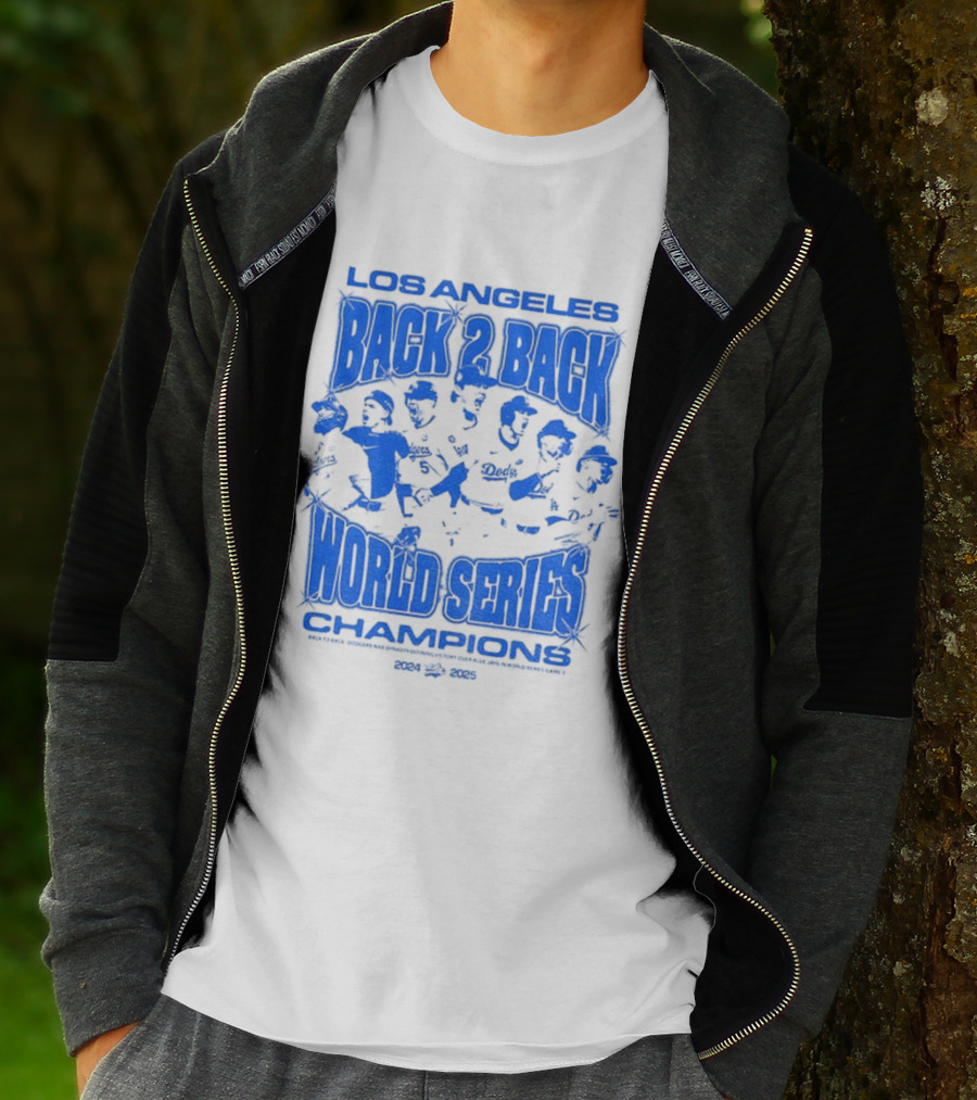 Los Angeles Back 2 Back World Series Champions 1992-1993 T-Shirt