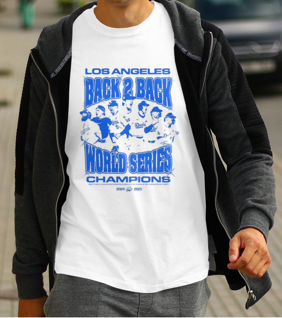 Los Angeles Back 2 Back World Series Champions 1992-1993 T-Shirt