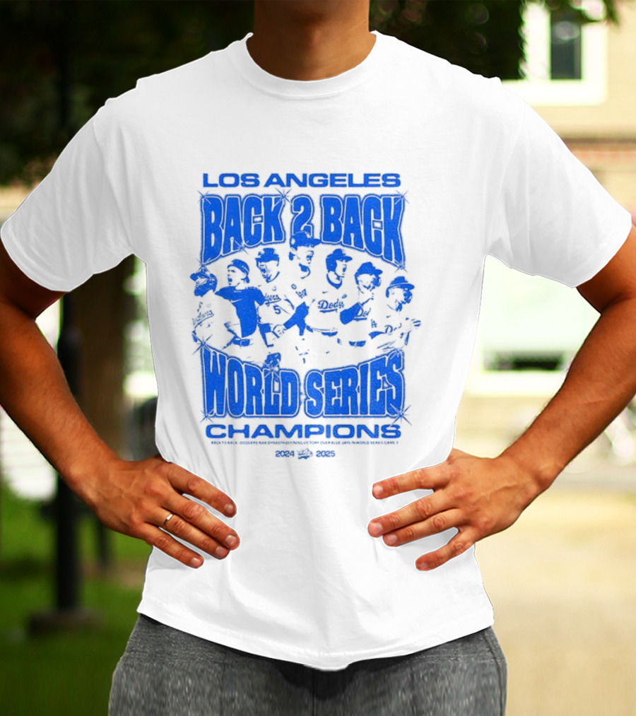 Los Angeles Back 2 Back World Series Champions 1992-1993 T-Shirt