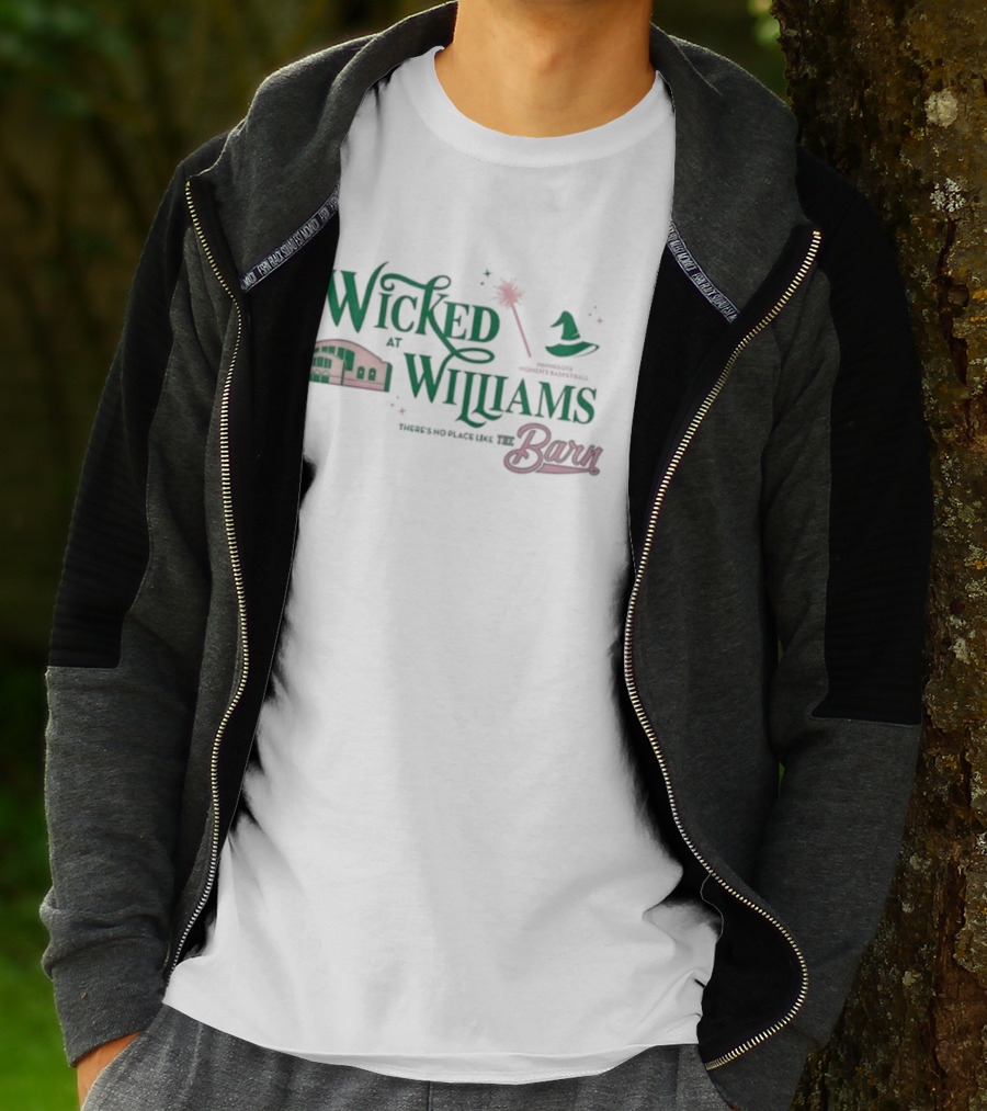 Wicked At Williams Barn There's No Place Like The Barn Wand And Witch Hat T-Shirt