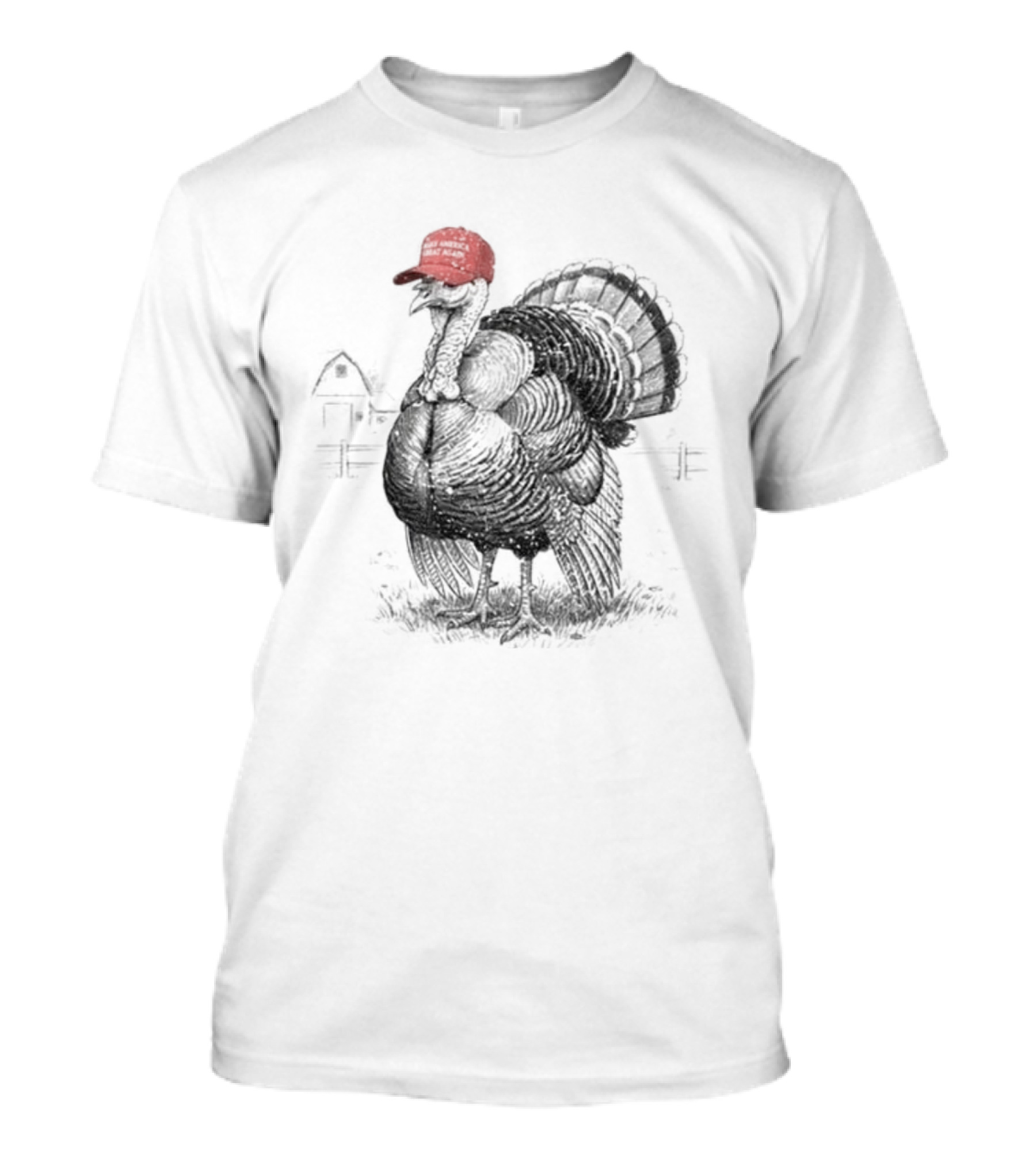 Turkey MAGA Hat Make Thanksgiving Great Again Trump Thanksgiving T-Shirt