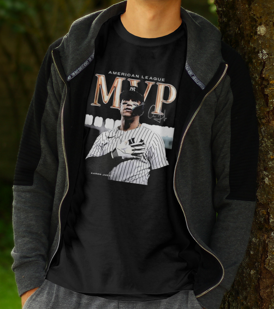Aaron Judge MVP New York Yankees American League Signature T-Shirt