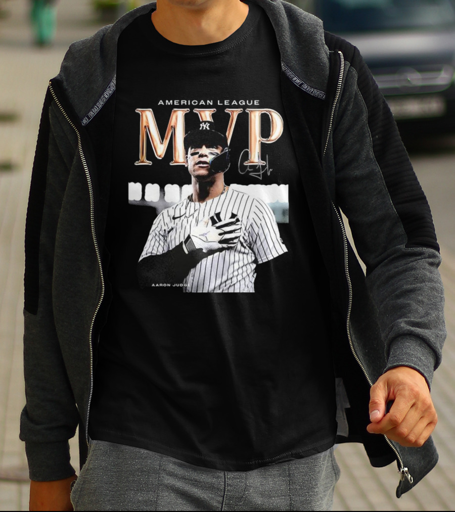Aaron Judge MVP New York Yankees American League Signature T-Shirt