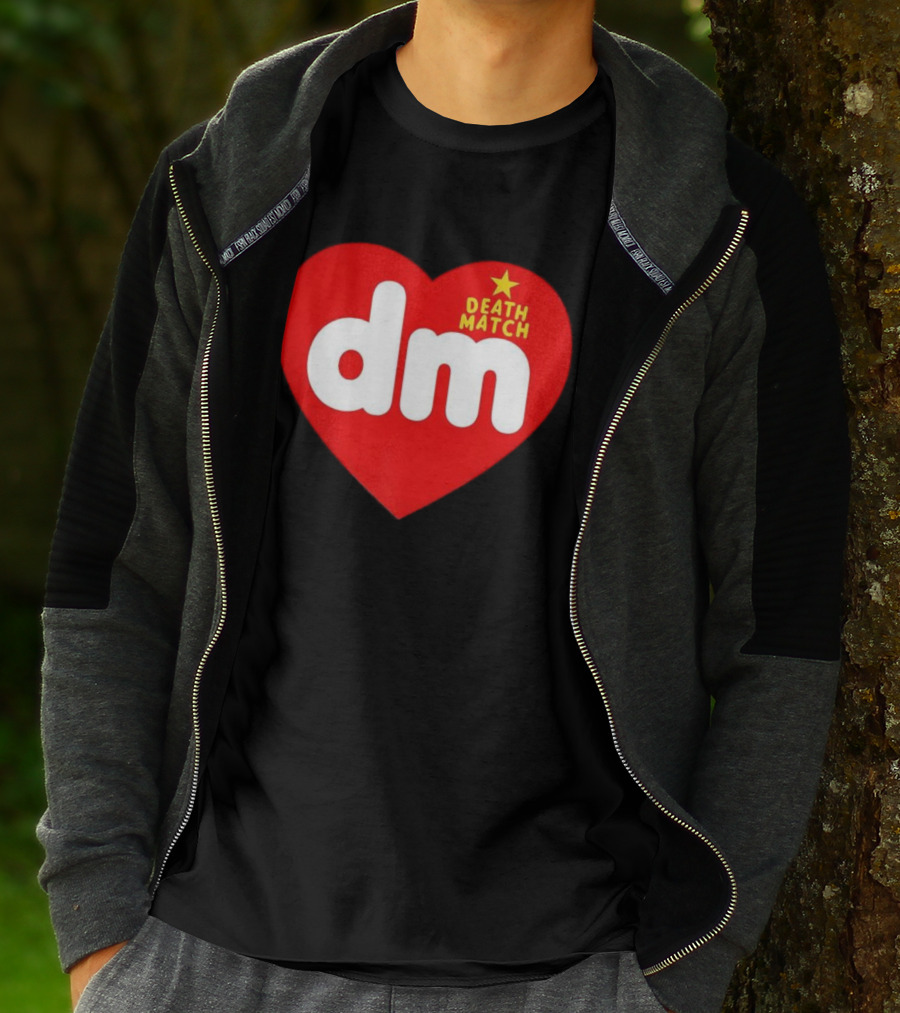 DM DeathMatch Heart Beanbag Bear T-Shirt