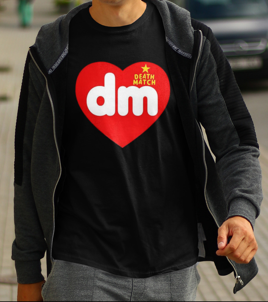 DM DeathMatch Heart Beanbag Bear T-Shirt