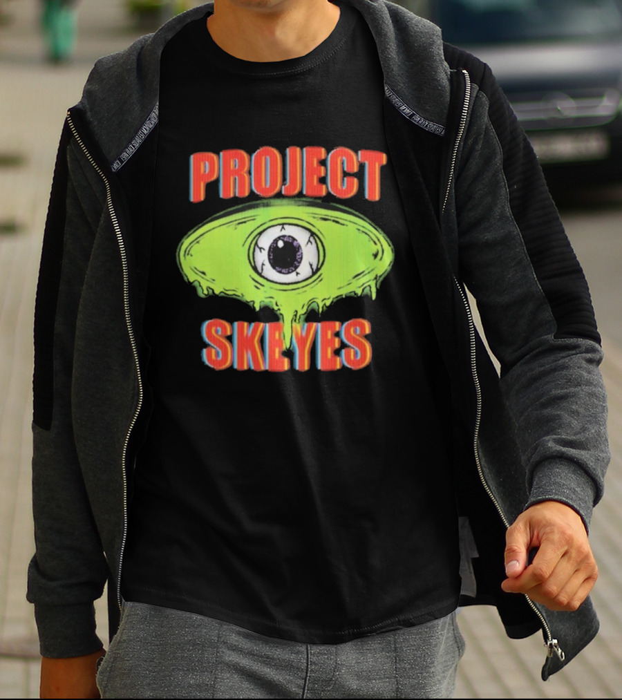 Project Skeyes Groovy Society Eye Motif T-Shirt