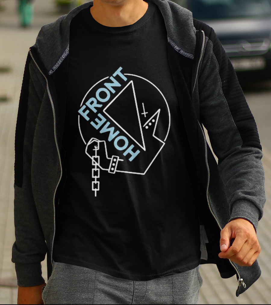 Home Front Young Offender Chain And Geometric Symbol T-Shirt