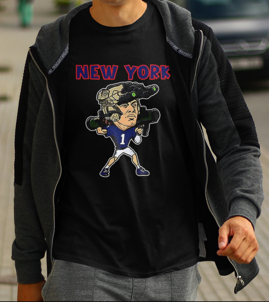 Jaxson Dart New York Giants Soldier Football Player T-Shirt