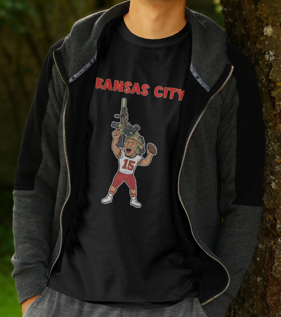 Patrick Mahomes Kansas City Chiefs Soldier Football T-Shirt
