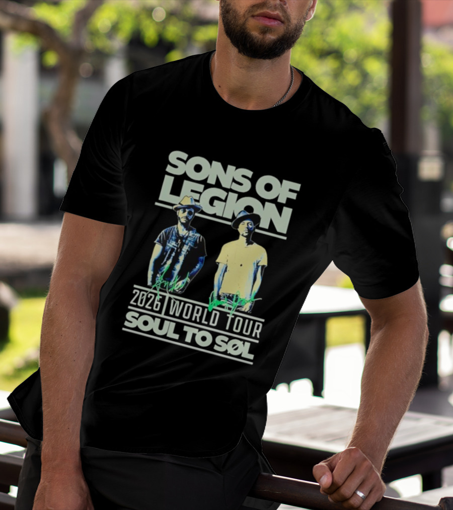 Sons Of Legion 2026 World Tour Soul To SoL Adam McInnis And Daddy Jack T-Shirt