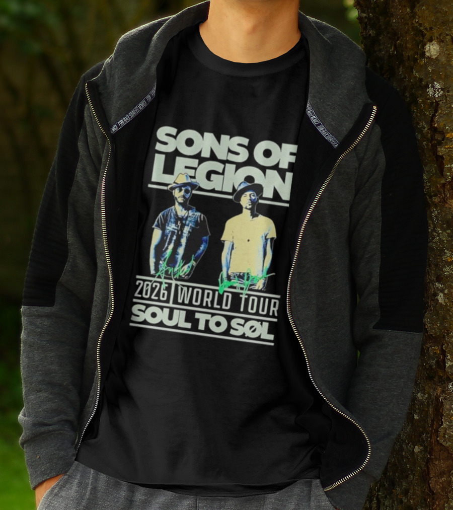 Sons Of Legion 2026 World Tour Soul To SoL Adam McInnis And Daddy Jack T-Shirt