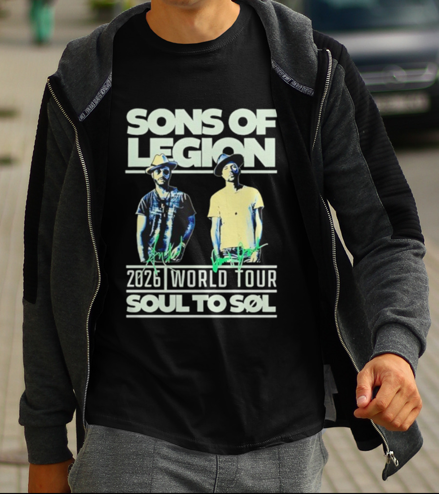 Sons Of Legion 2026 World Tour Soul To SoL Adam McInnis And Daddy Jack T-Shirt