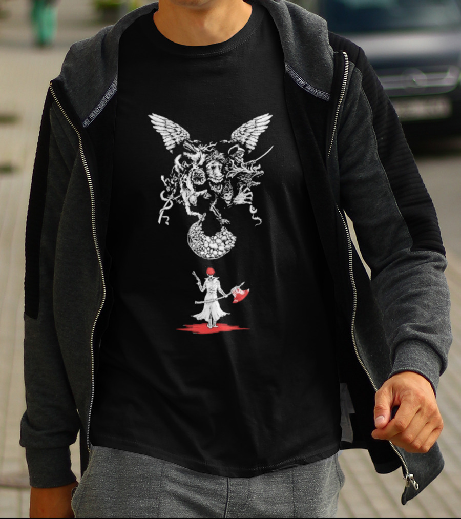 Bloodyfaster Bloodyborne Faster Bloodborne Hunter Art Parody T-Shirt