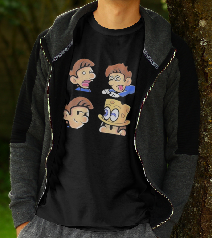 Dave The Many Faces Cartoon Expressions DGR Hat T-Shirt