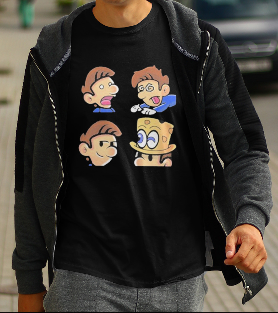 Dave The Many Faces Cartoon Expressions DGR Hat T-Shirt