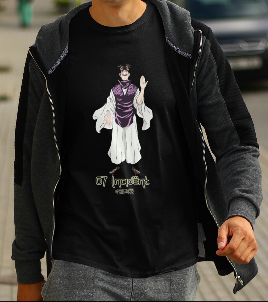 Choso 67 Incident Jujutsu Kaisen Anime Character Purple Robe T-Shirt