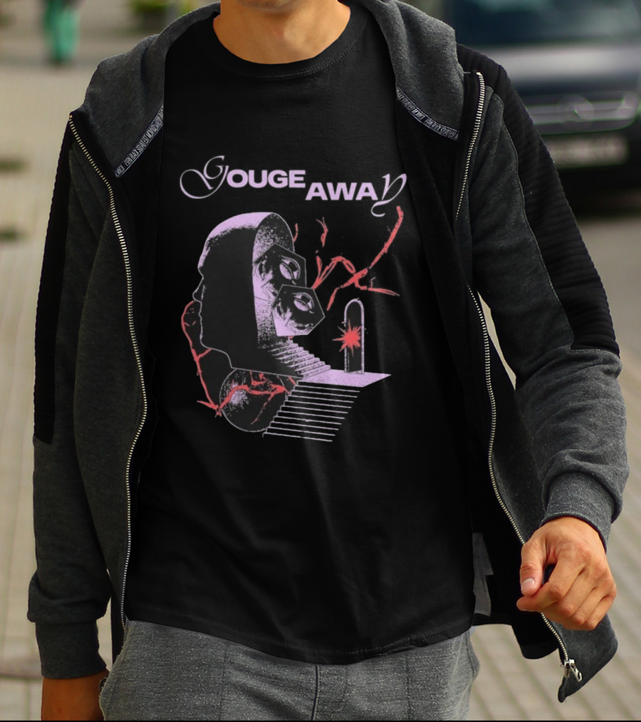 Gouge Away Mind’s Eyes Abstract Profile Vision Burst T-Shirt