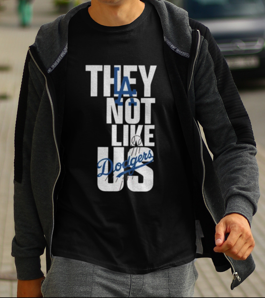 LA Dodgers They Not Like Us Baseball Champion T-Shirt