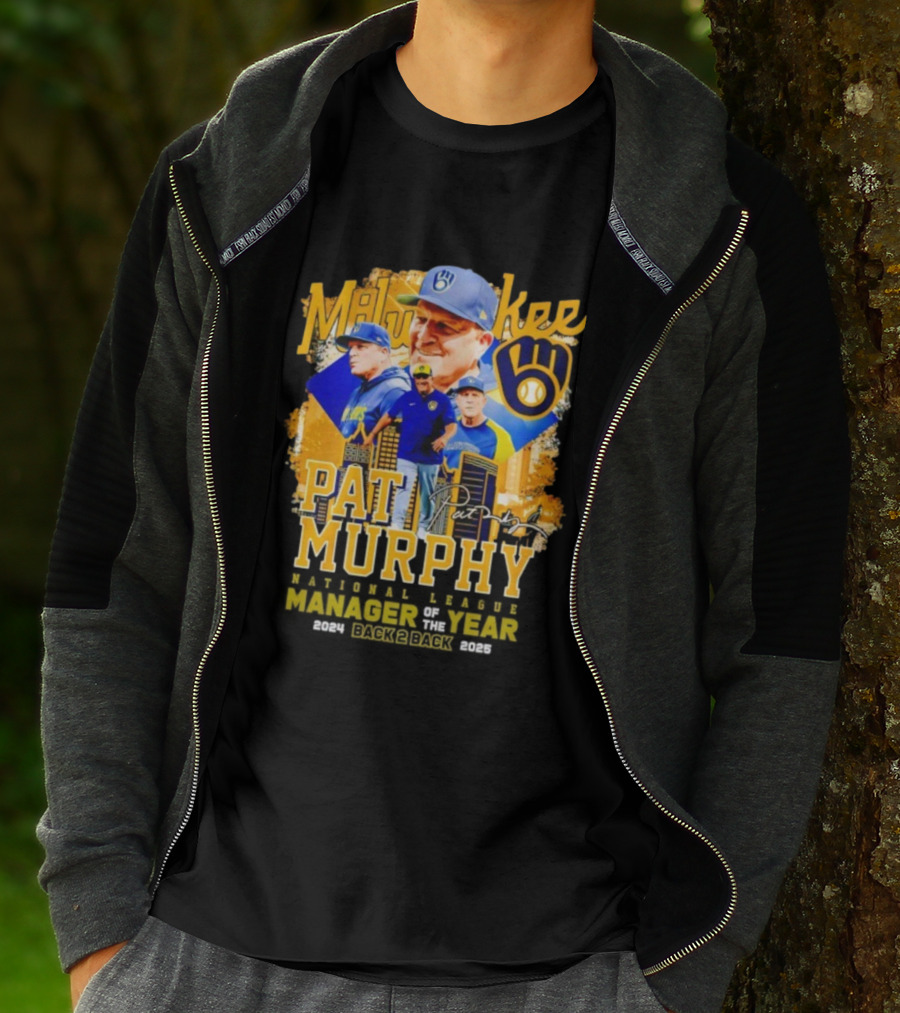Milwaukee Brewers Pat Murphy Manager Of The Year 2025 T-Shirt