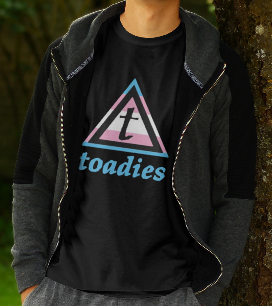 Toadies Trans Flag Triangle Pattern T-Shirt
