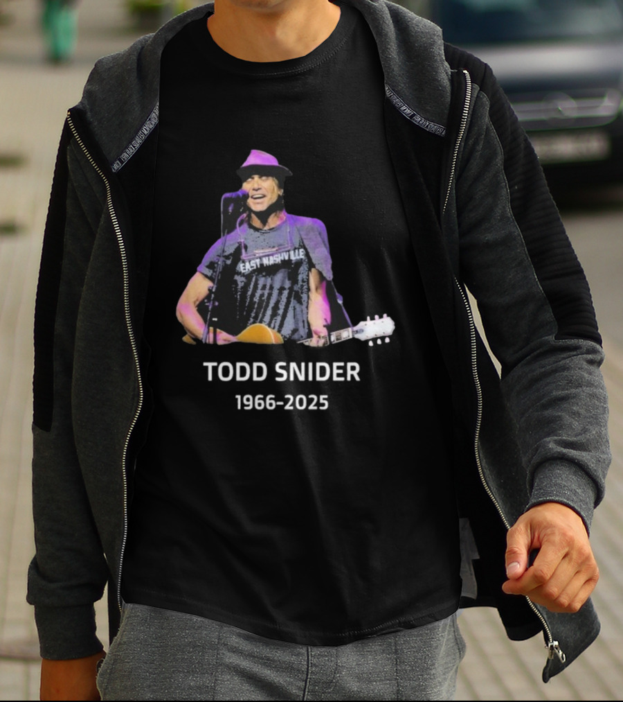 Todd Snider East Nashville Legend Rest In Peace 1966 2025 T-Shirt