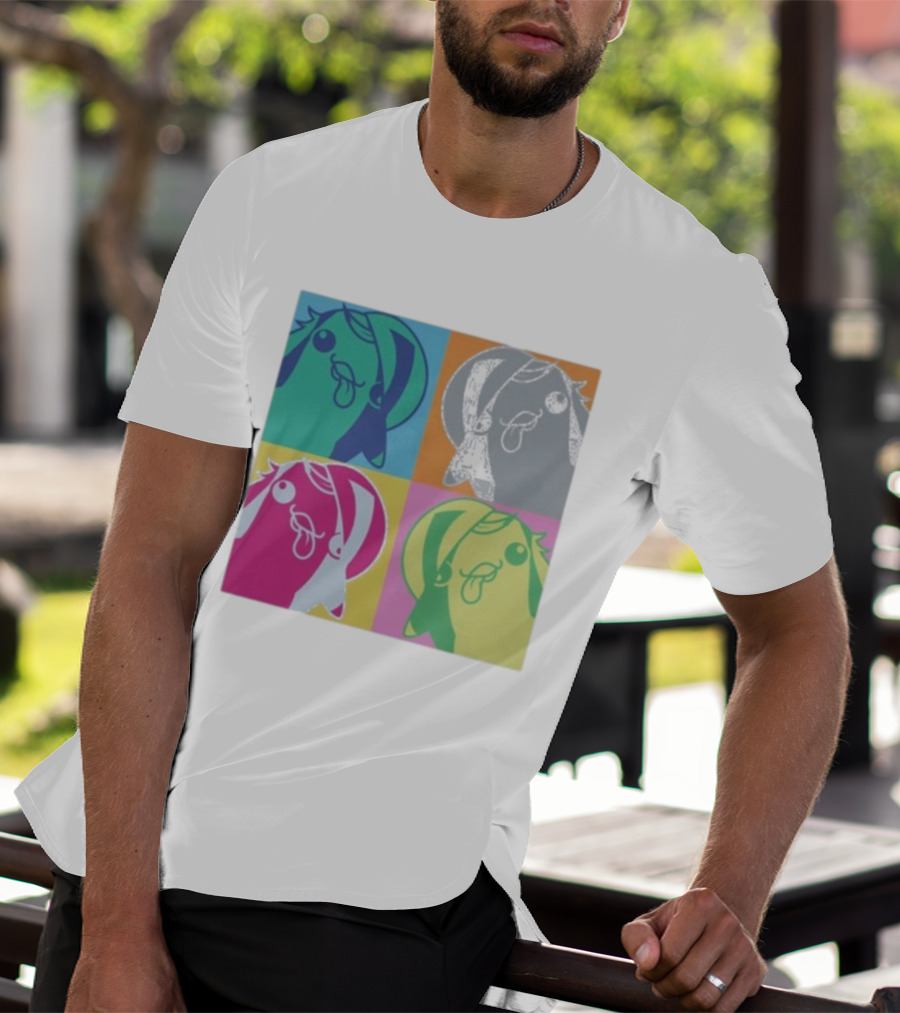 Bird650 Derp Colorful Pop Art Quad T-Shirt