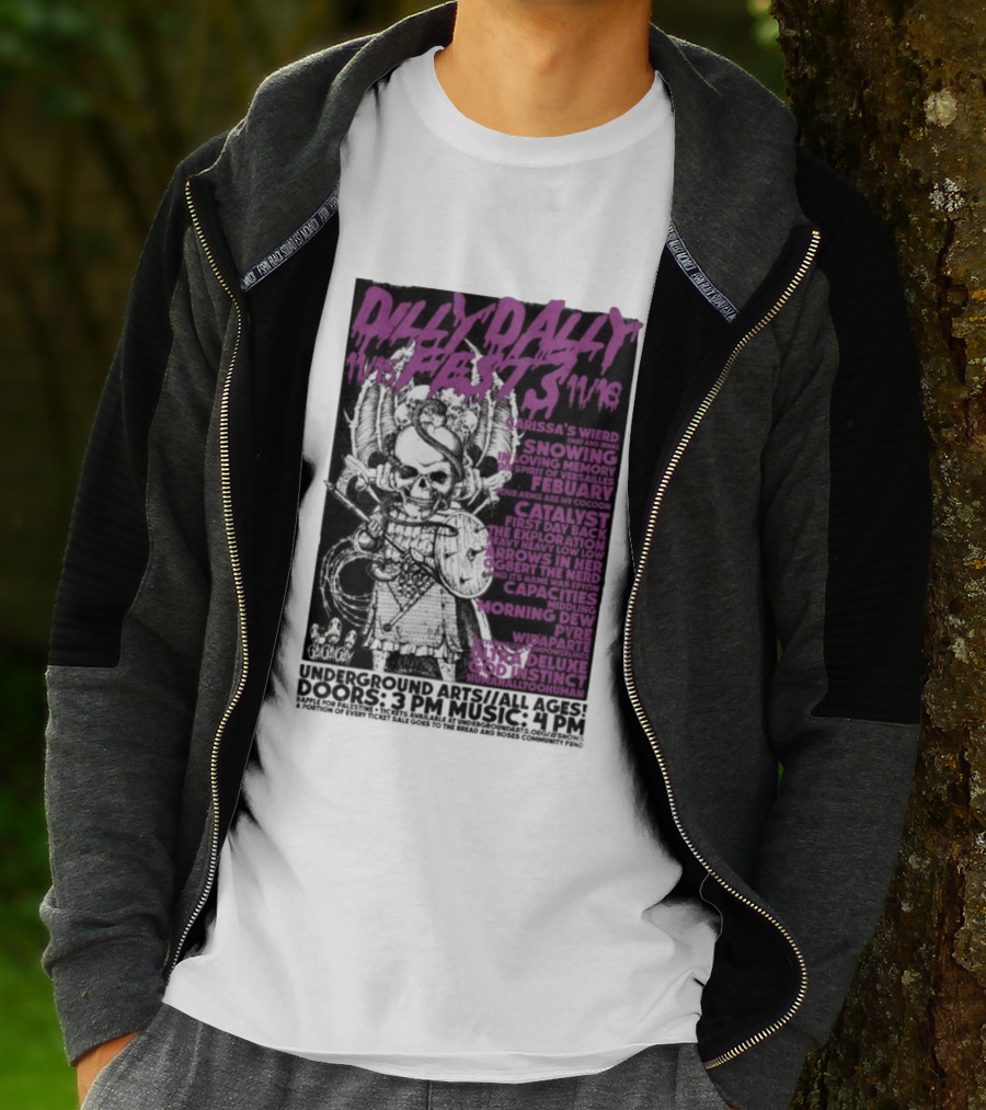 Dilly Dally Fest 2025 Philadelphia Featuring Carissa's Wierd Snõõwing And More T-Shirt