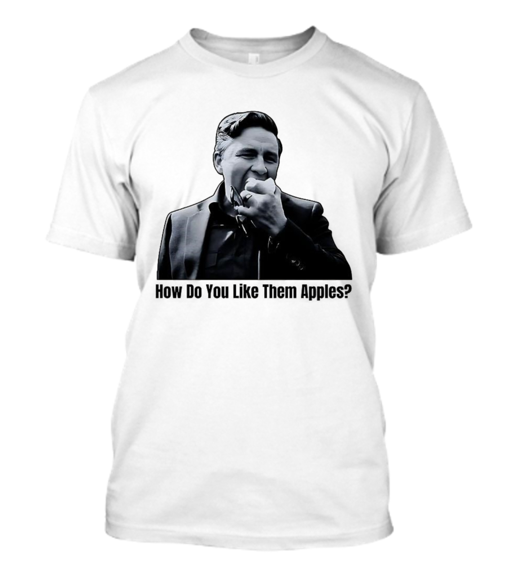 Pierre Poilievre Eating Apple Meme How Do You Like Them Apples T-Shirt